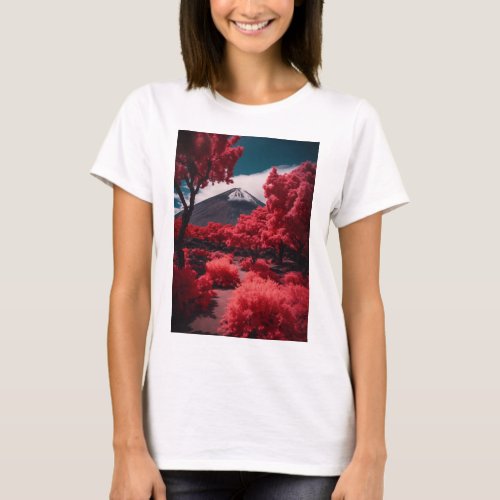 Volcanic Garden Elegance T_Shirt