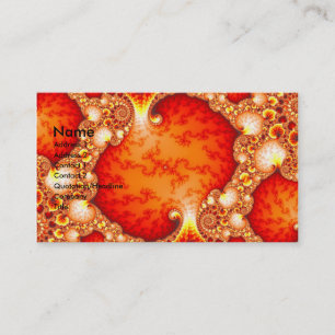 Volcanic Garden - Fractal art Business Card