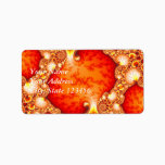 Volcanic Garden - Fractal art Label
