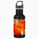 Volcanic Garden - Fractal art Stainless Steel Water Bottle