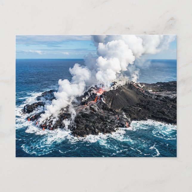 Volcanic Island Postcard (Front)