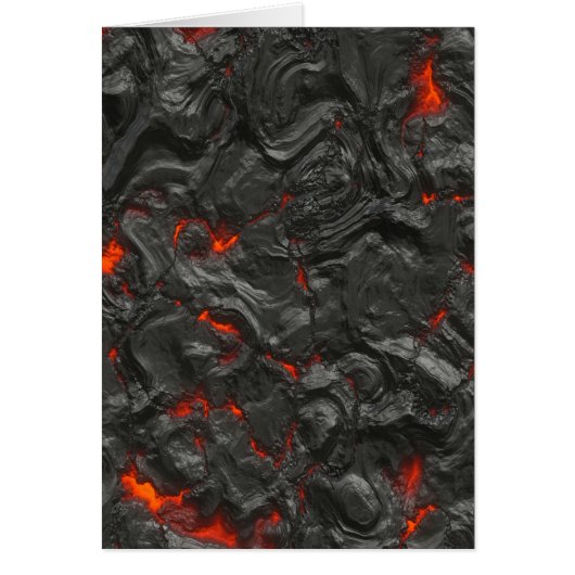 volcanic Lava background effect Cards (Front)