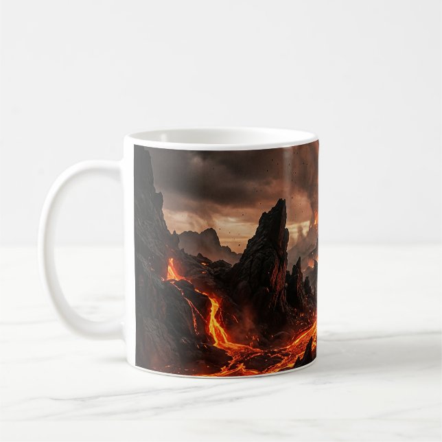 Volcanic Lava Coffee Mug (Left)