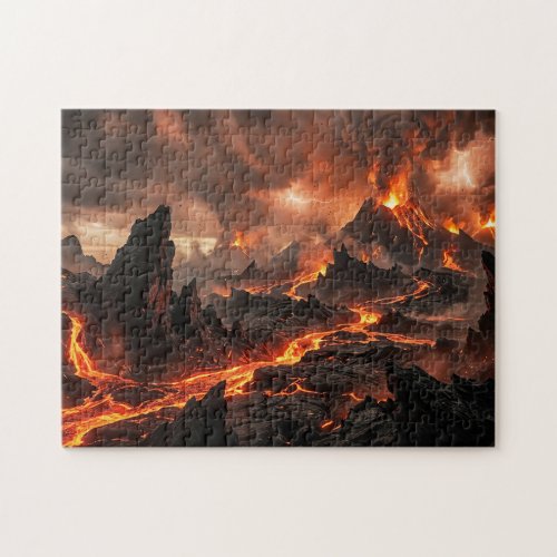 Volcanic Lava Jigsaw Puzzle