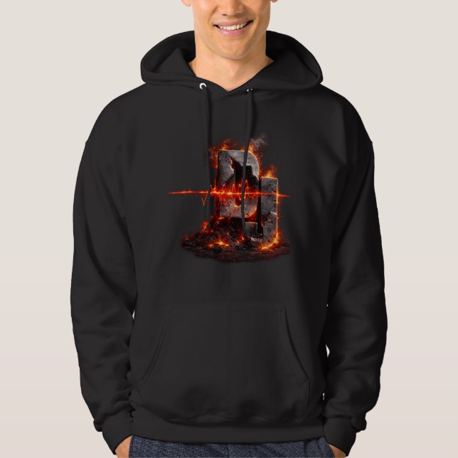 Volcanic Pulse DJ Hoodie (Front)