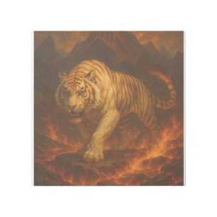 Volcanic White Tiger Premium Wall Art – Fine Art C