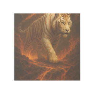 Volcanic White Tiger Premium Wall Art – Fine Art C