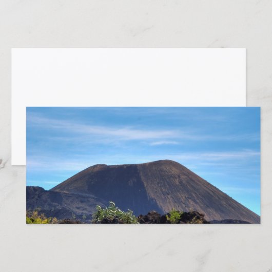 Volcano at Parícutin, Photo Card (Front/Back)