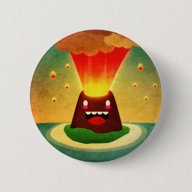 Volcano ***//// button (Front)