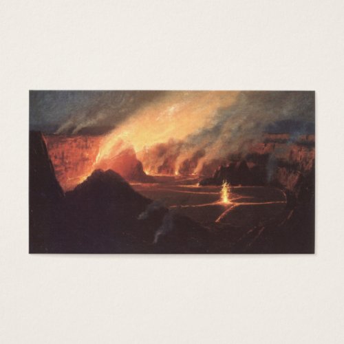 Volcano, ca. 1880s Hawaii Business Card Template