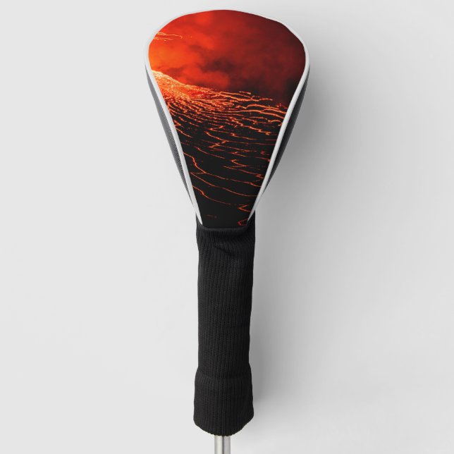 volcano eruption golf head cover (Front)