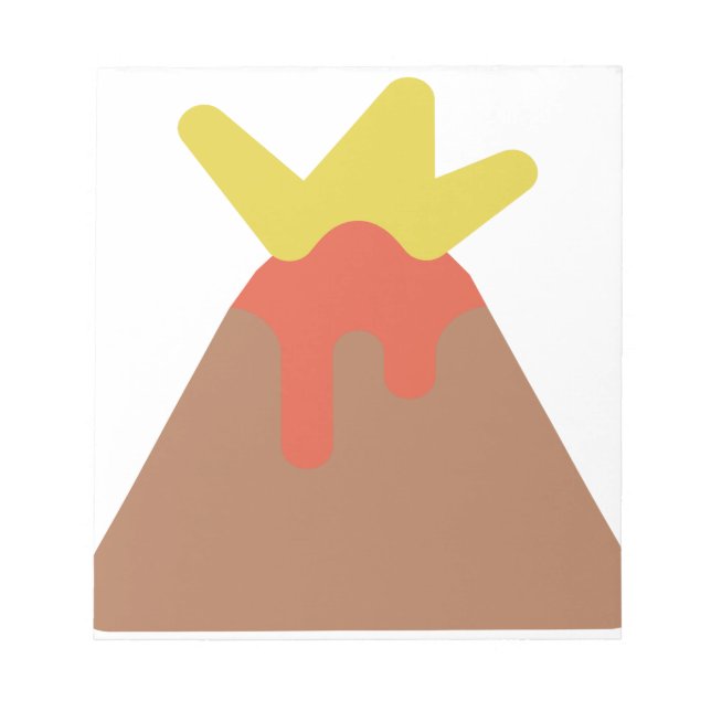 Volcano Eruption Notepad (Front)