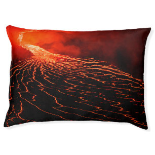 volcano eruption pet bed