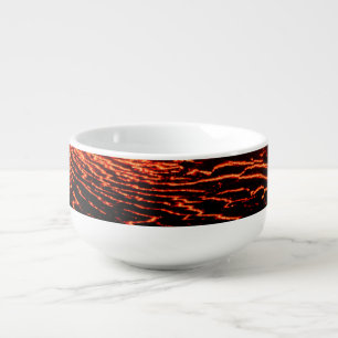 volcano eruption soup mug
