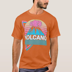 Volcano Geology Magma Lava Retro Gift T-Shirt
