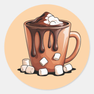 Volcano Hot Chocolate Dream Mug sticker