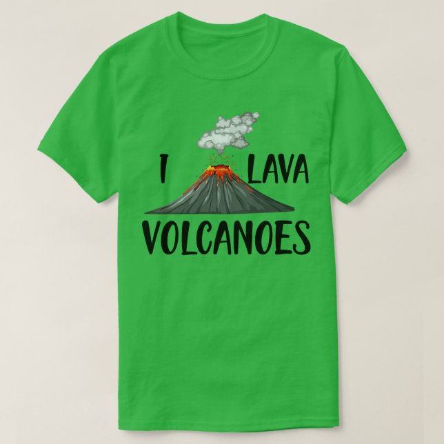 Volcano I lava volcanoes T-Shirt (Design Front)