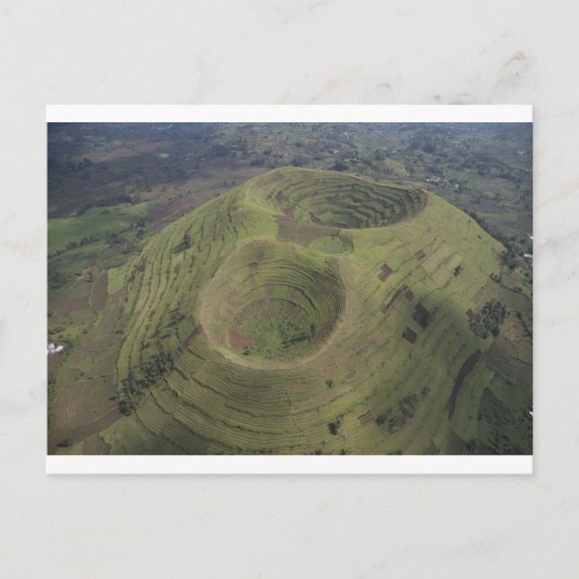 Volcano in Africa Postcard (Front)