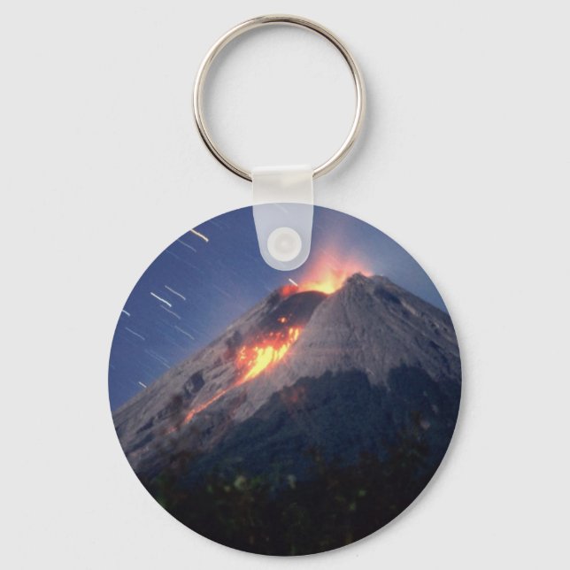 Volcano Keychain (Front)