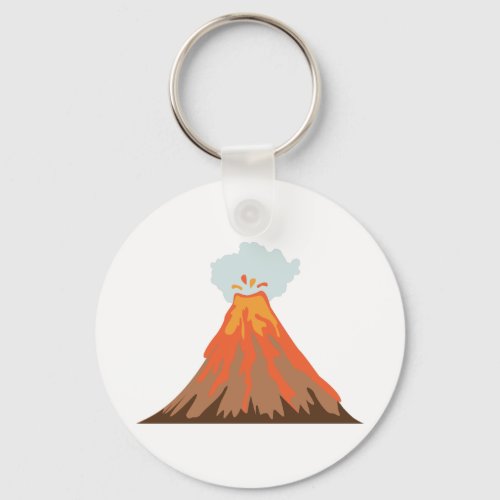 Volcano Keychain
