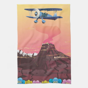 Volcano Kitchen Towel