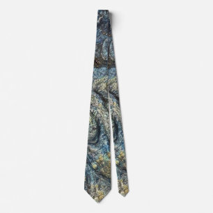 Volcano Lava Rock Neck Tie