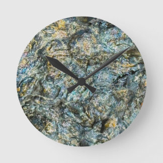 Volcano Lava Rock Round Clock
