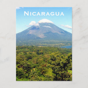 volcano nicaragua postcard