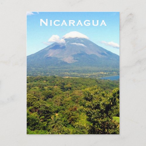 volcano nicaragua postcard