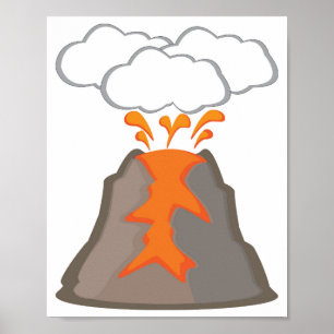 Volcano Poster