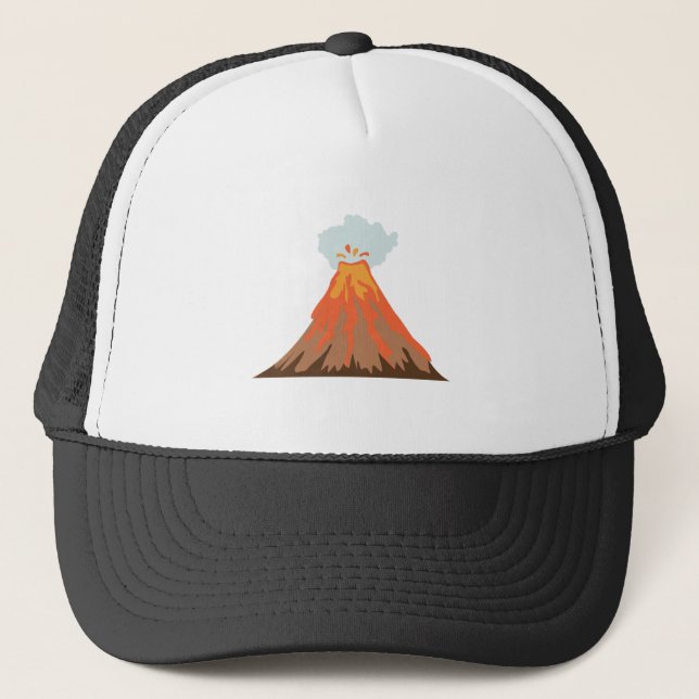 Volcano Trucker Hat (Front)