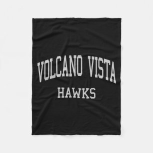 Volcano Vista High School Hs Albuquerque Nm Retro  Fleece Blanket
