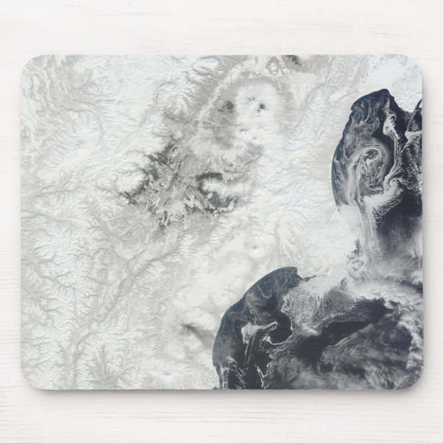 Volcanoes in central Kamchatka Peninsula Mouse Pad (Front)