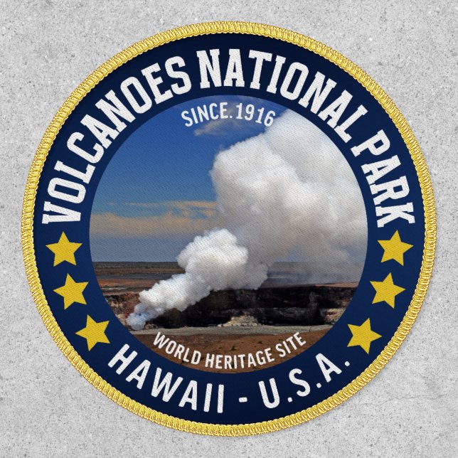 Volcanoes National Park Hawaii Since 1916 Patch (Front)