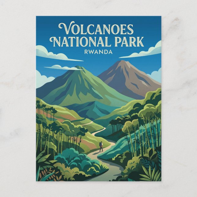 Volcanoes National Park Rwanda Postcard (Front)