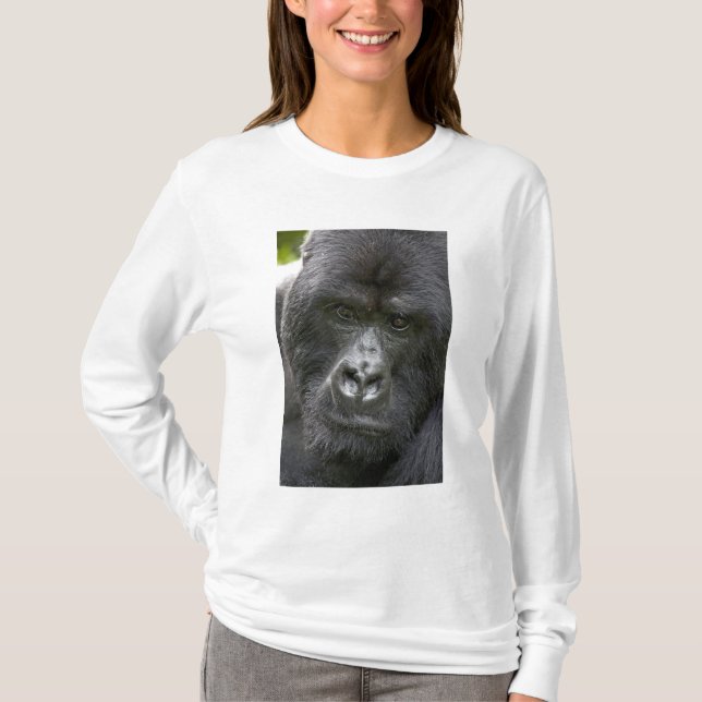 Volcanoes NP, Rwanda, Mountain Gorillas, T-Shirt (Front)