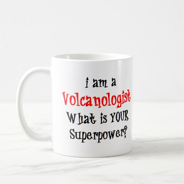 volcanologist coffee mug (Left)