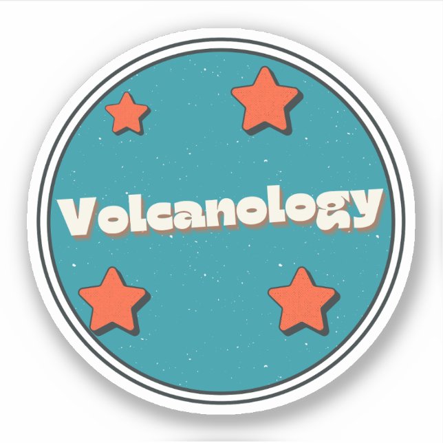 Volcanology Sticker (Front)