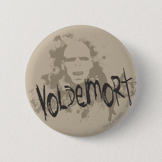 Voldemort Dark Arts Graphic Pinback Button (Front)