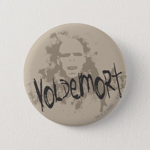 Voldemort Dark Arts Graphic Pinback Button