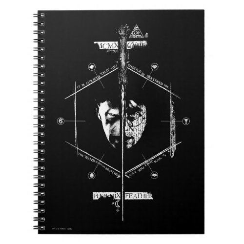 Voldemort Harry Potter Face Off Graphic Notebook