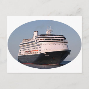Volendam cruise ship oval 6 postcard