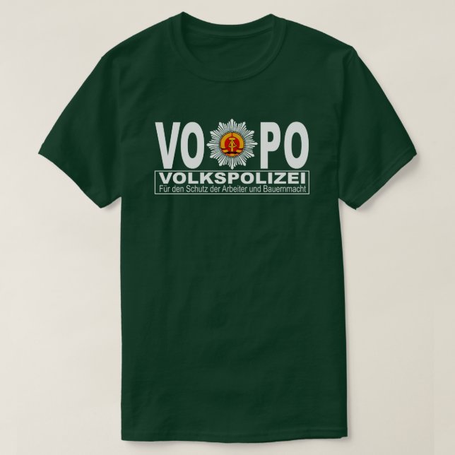 VOLKSPOLIZEI T-Shirt (Design Front)