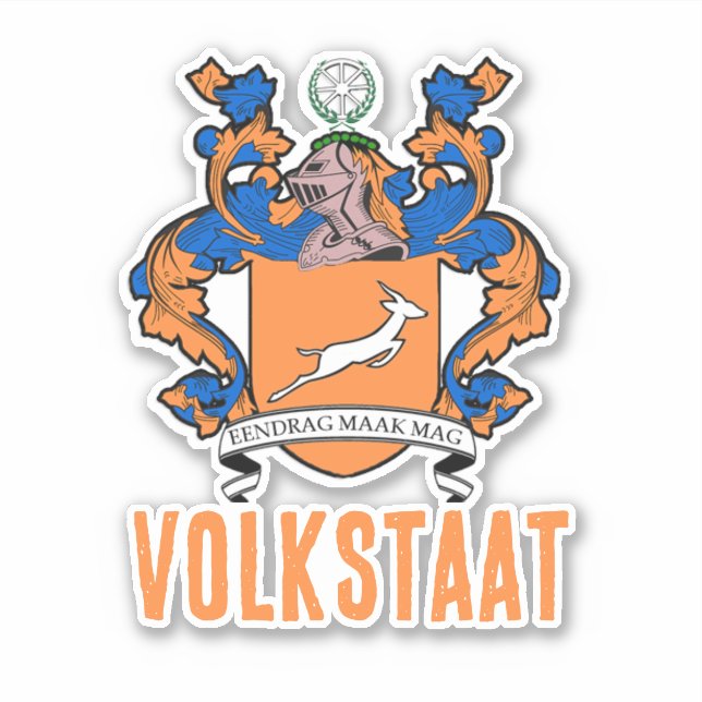 Volkstaat  sticker (Front)