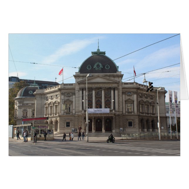 Volkstheater Vienna Austria Cards (Front Horizontal)