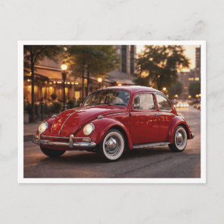 Volkswagen Beetle Postcard