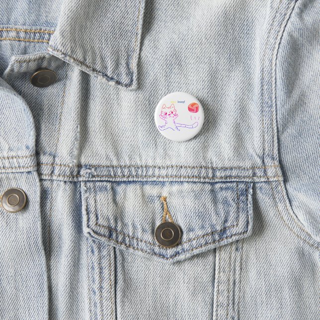 vollayball cat Button2 Button (In Situ)