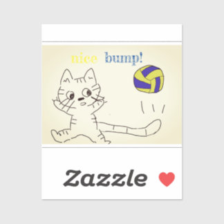 vollayball cat sticker3 sticker
