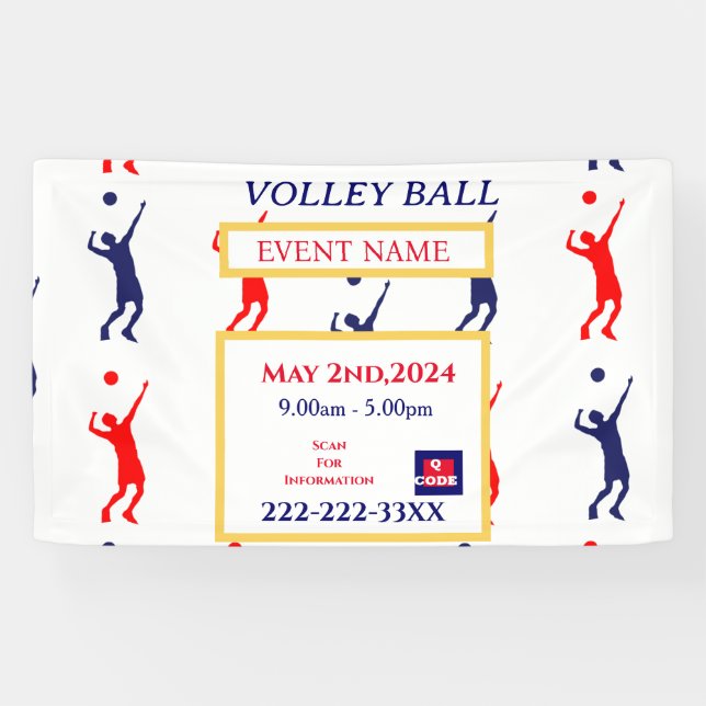 VOLLEY BALL BANNER (Horizontal)