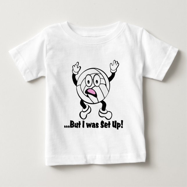 Volley Dude Baby T-Shirt (Front)
